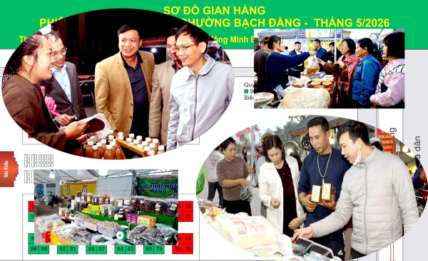 Mời tham gia chương trình Phiên chợ thương mại tại các phường, xã tháng 5/2026